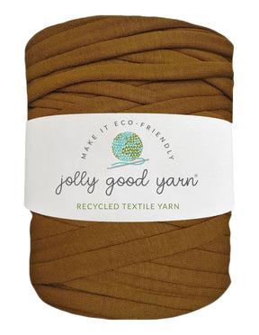 Dark copper brown t-shirt yarn (100-120m)
