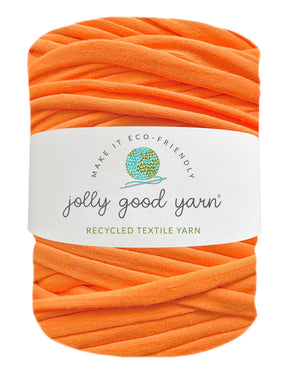 Very bright orange t-shirt yarn (100-120m)