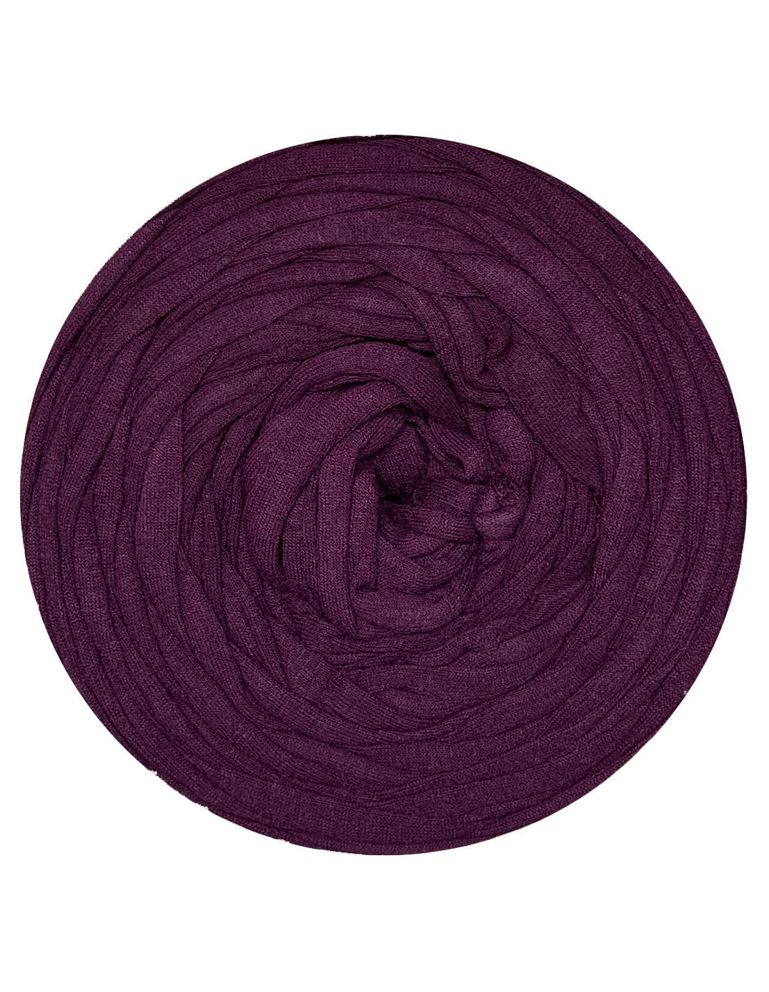 Aubergine purple t-shirt yarn (100-120m)