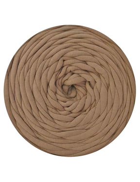 Deep taupe t-shirt yarn (100-120m)