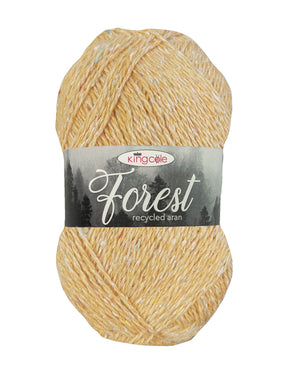 Avondale Forest 100% recycled aran yarn by King Cole (100g)