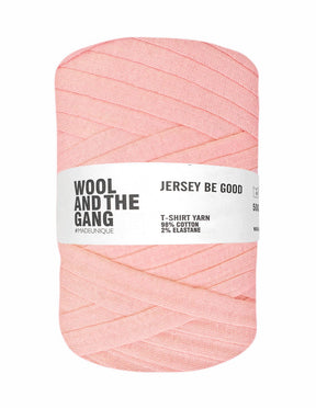 Bright Pink Jersey Be Good t-shirt yarn by Wool and the Gang (500g)