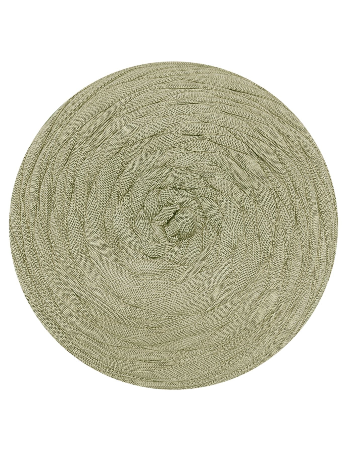 Pale khaki green t-shirt yarn (100-120m)