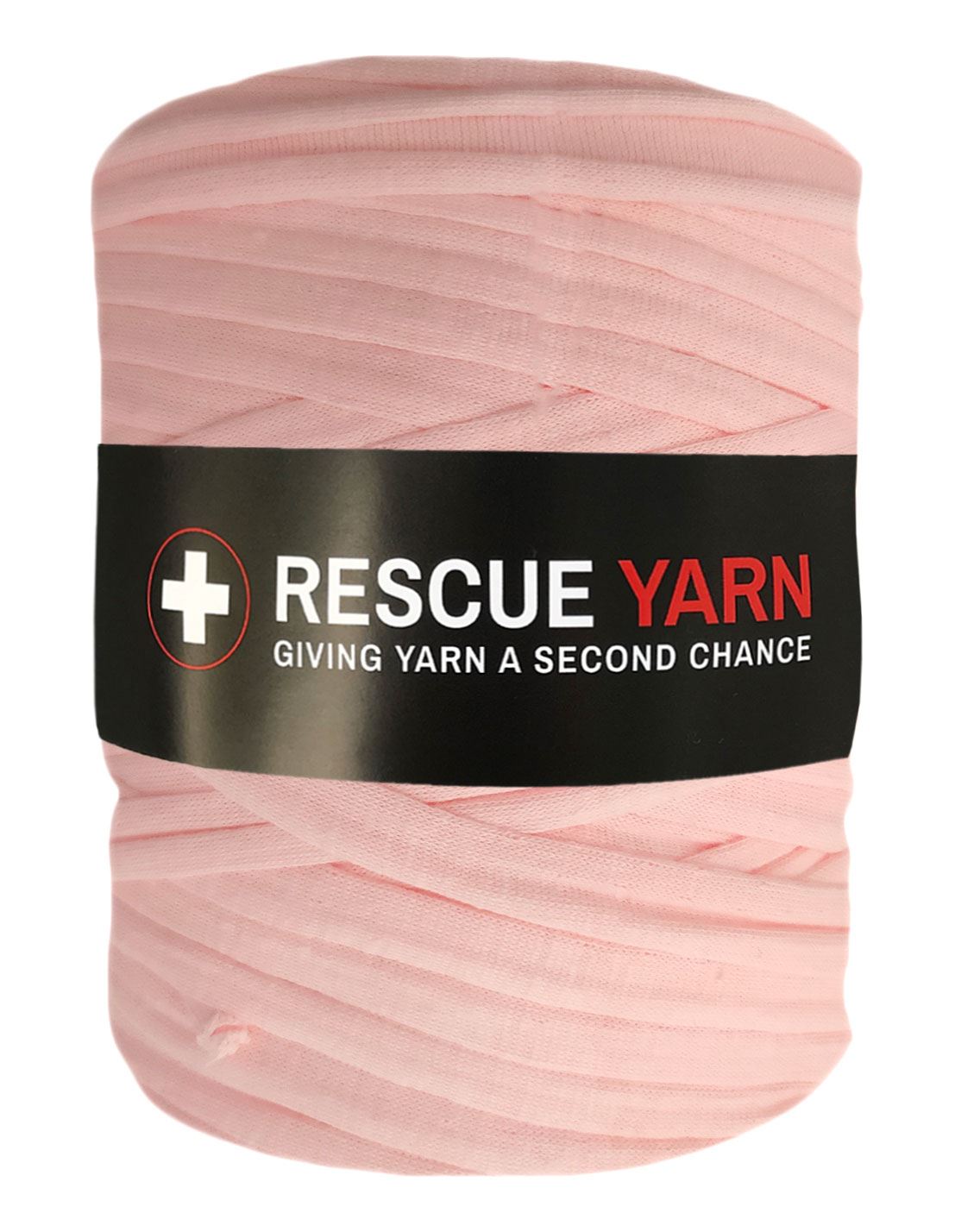 Light pink t-shirt yarn by Rescue Yarn (100-120m)