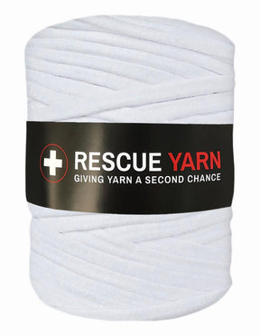 Snow white t-shirt yarn by Rescue Yarn (100-120m)