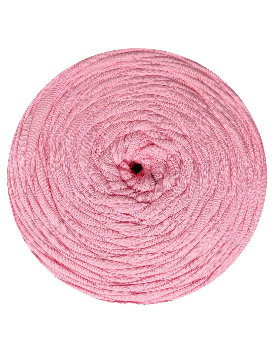 Bright pink t-shirt yarn by Hoooked Zpagetti (100-120m)
