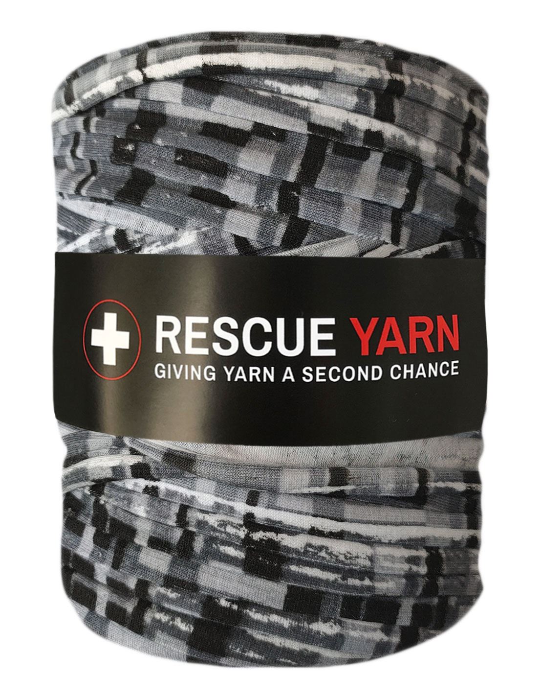 Grey flannel t-shirt yarn by Rescue Yarn (100-120m)