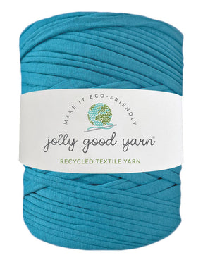 Deep sky blue t-shirt yarn (100-120m)