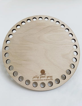 150mm Wooden Circular Crochet Basket Base (15cm)
