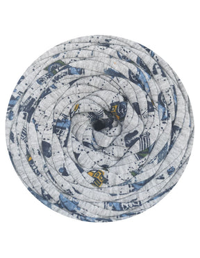Car graphic grey t-shirt yarn by Rescue Yarn (100-120m)