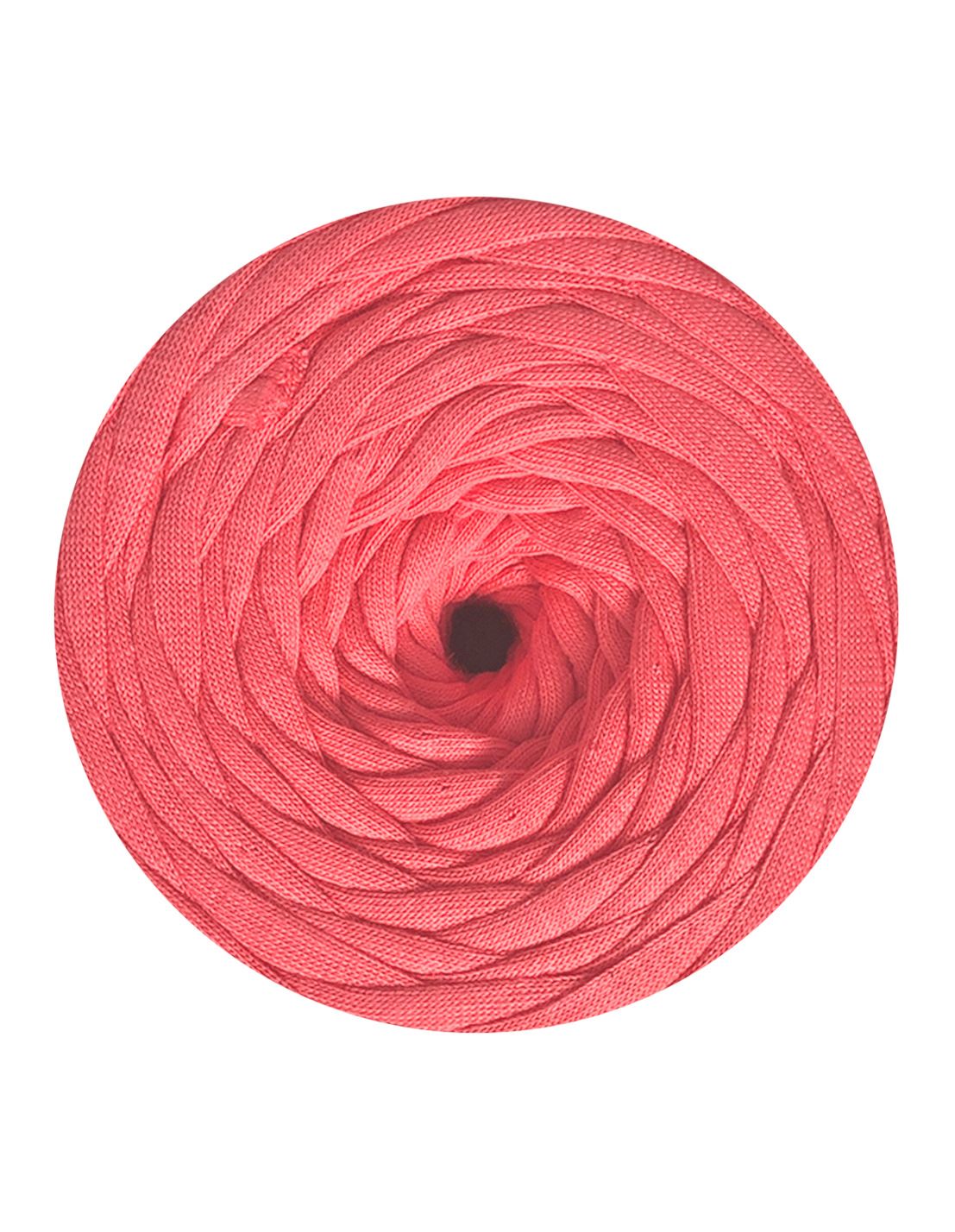 Coral pink Jersey Be Good t-shirt yarn by Wool and the Gang (500g)