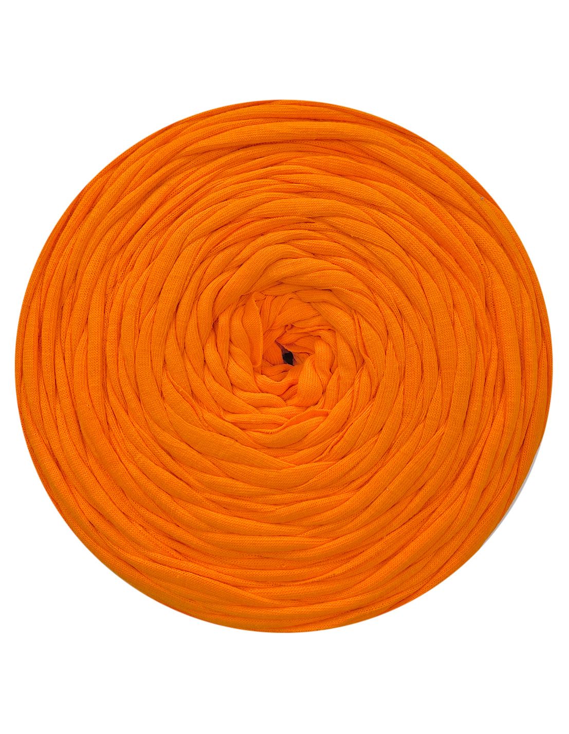 Bright orange t-shirt yarn (100-120m)
