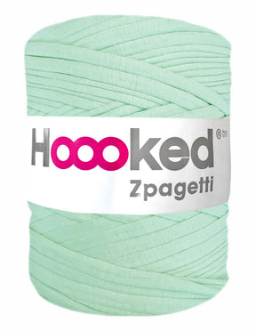 Light mint t-shirt yarn by Hoooked Zpagetti (100-120m)