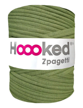 Pickle green t-shirt yarn by Hoooked Zpagetti (100-120m)