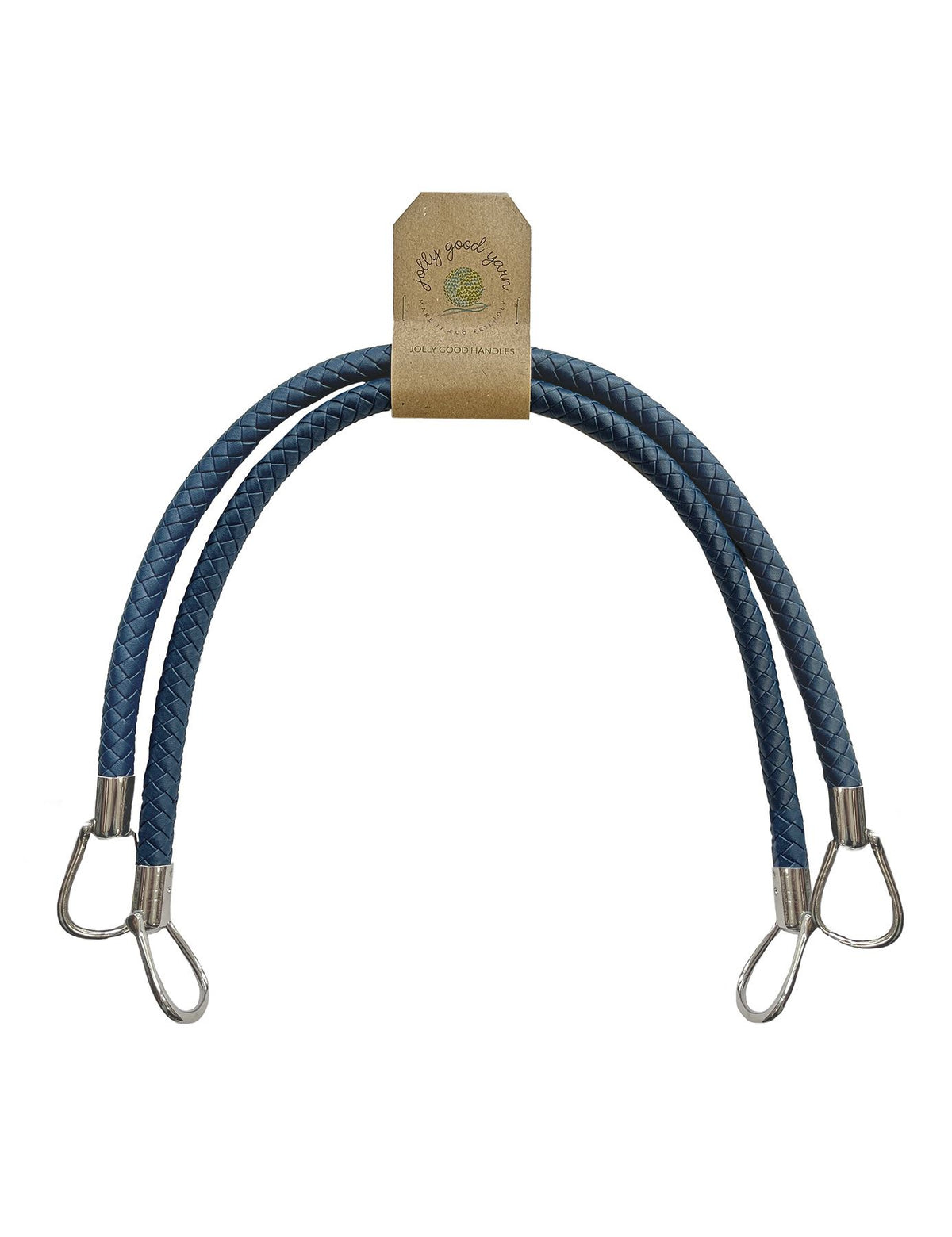 Jolly Good Blue Faux Leather Bag Handles (55cm)