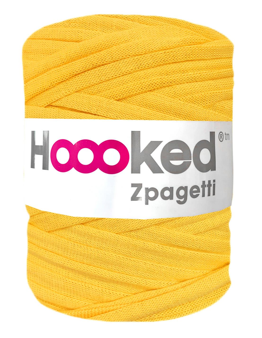 Sunrise yellow t-shirt yarn by Hoooked Zpagetti (100-120m)