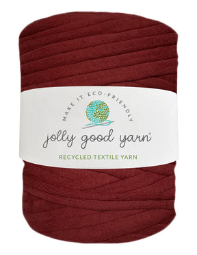 Muted wine red t-shirt yarn (100-120m)