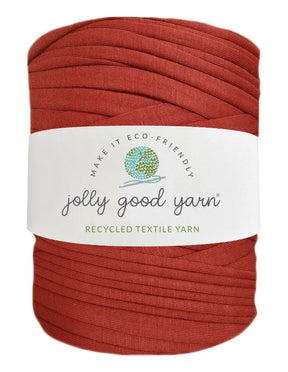 Brick red t-shirt yarn (100-120m)