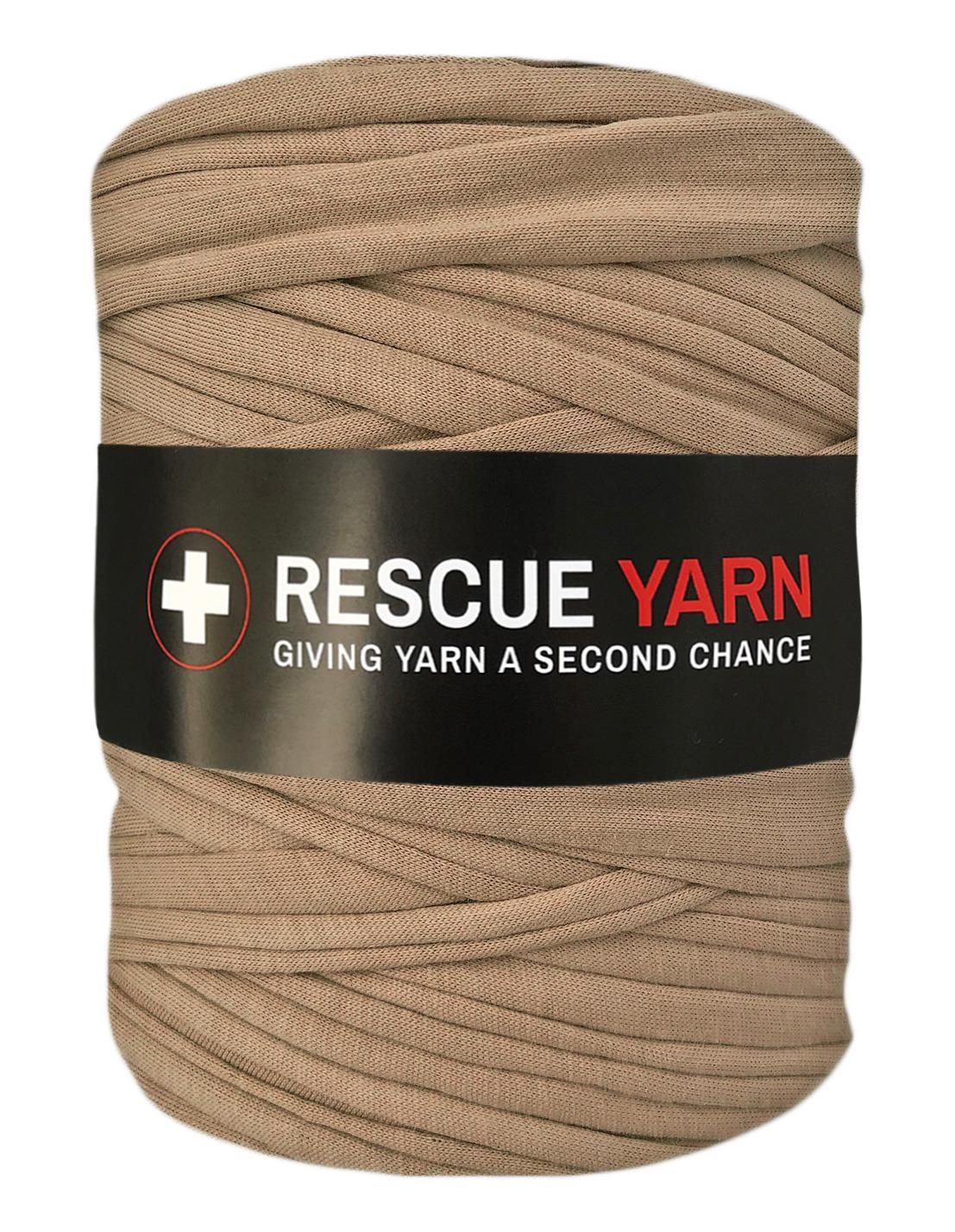 Beige t-shirt yarn by Rescue Yarn (100-120m)