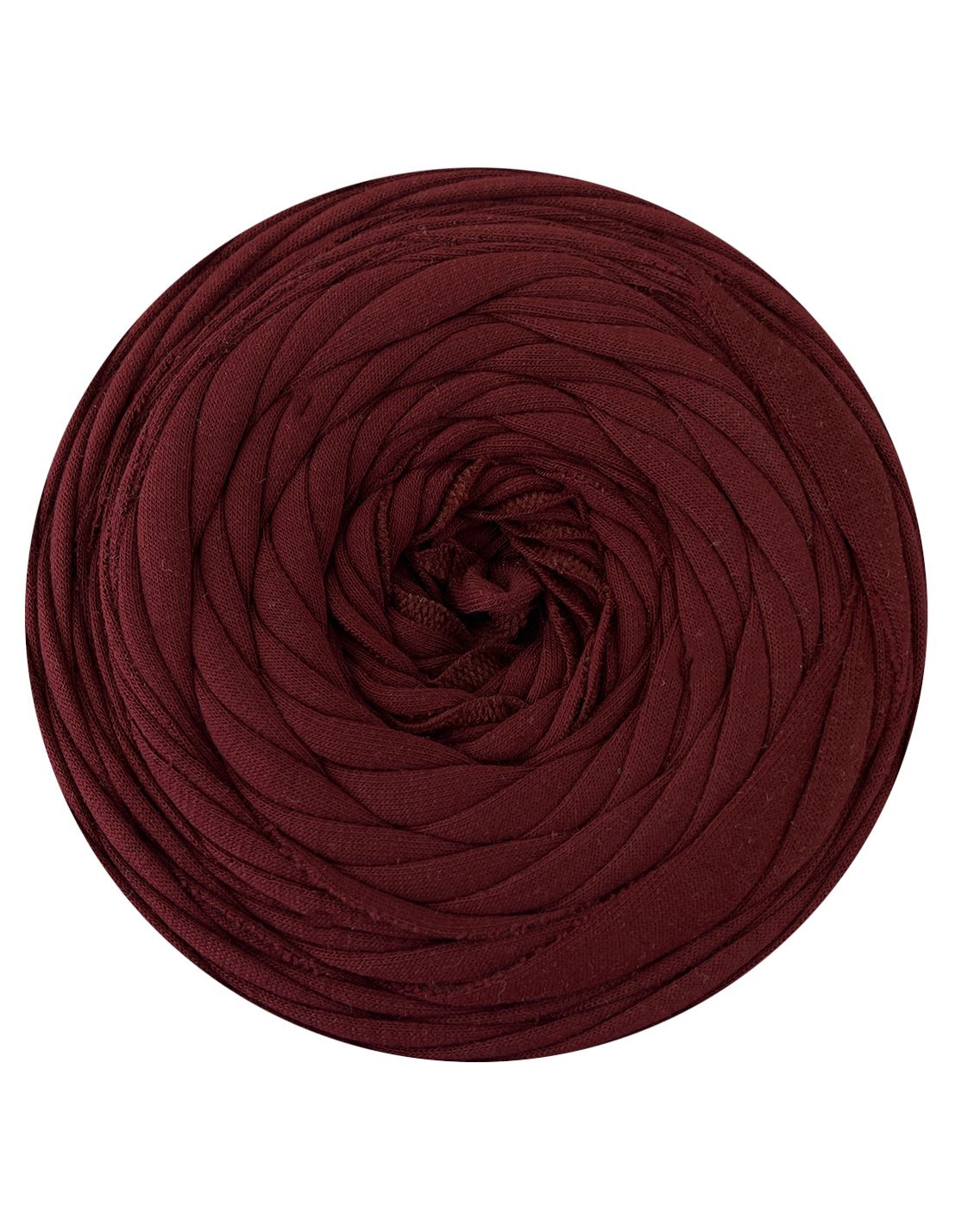Deep sangria red t-shirt yarn by Rescue Yarn (100-120m)
