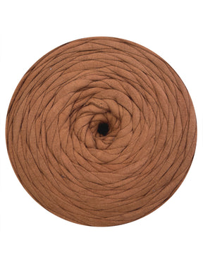 Deep tawny brown t-shirt yarn (100-120m)