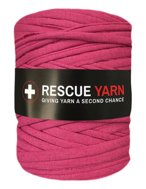 Muted punch pink t-shirt yarn by Rescue Yarn (100-120m)