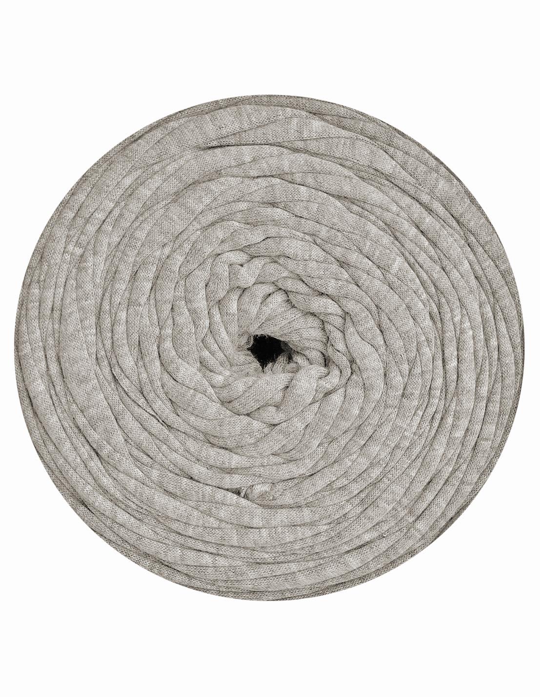 Light grey t-shirt yarn by Rescue Yarn (100-120m)