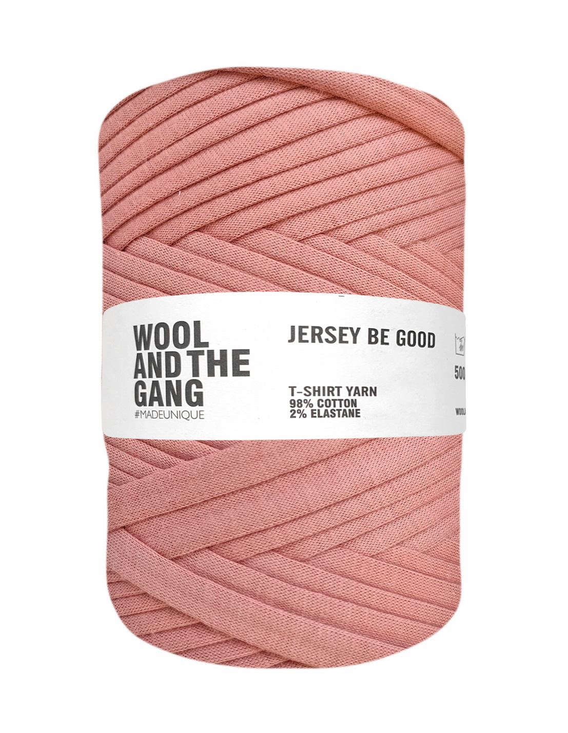 Dusty Rose Jersey Be Good t-shirt yarn by Wool and the Gang (500g)
