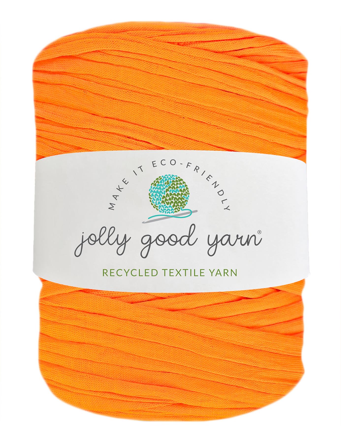 Pale orange t-shirt yarn (100-120m)