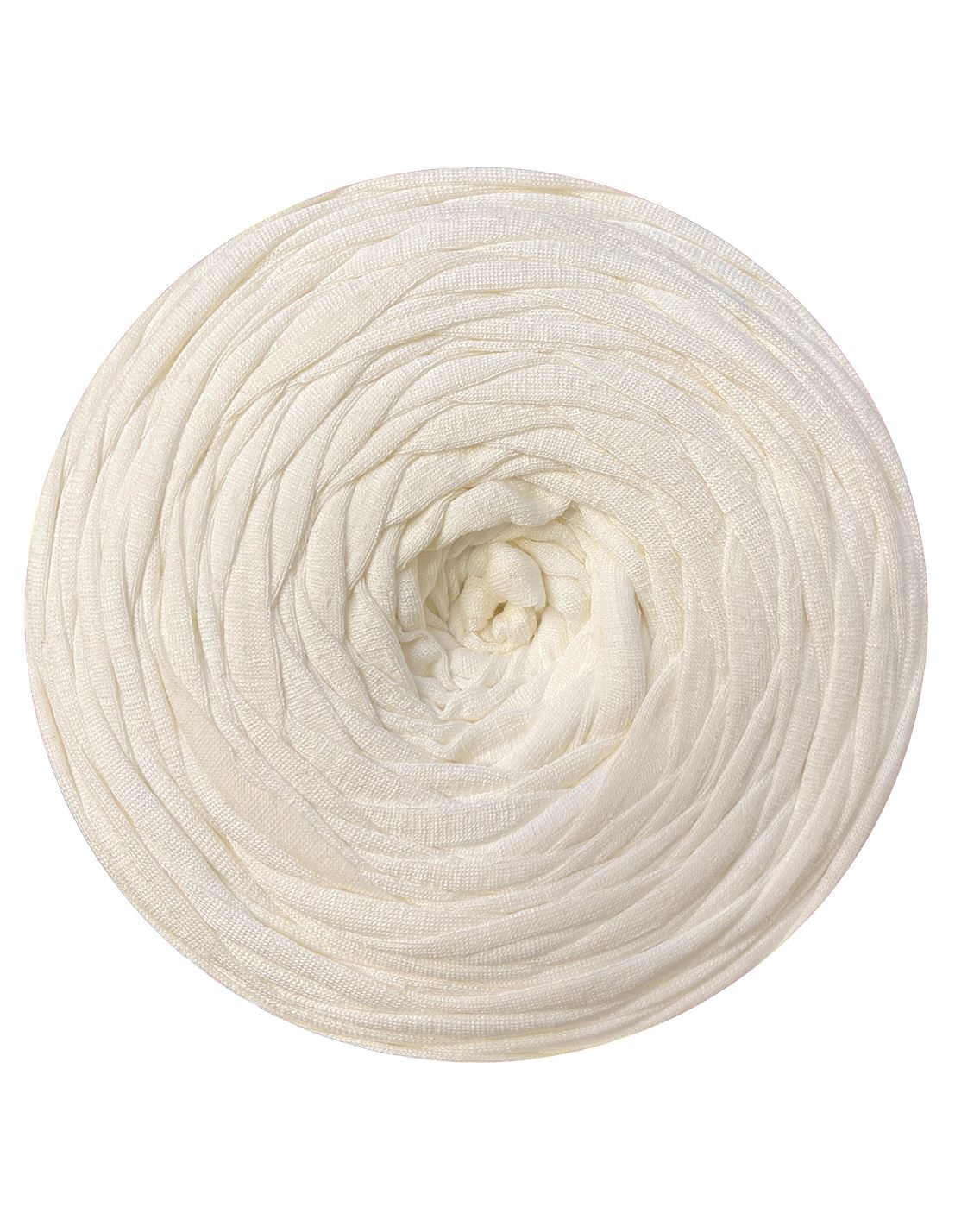 Pale cream t-shirt yarn by Rescue Yarn (100-120m)