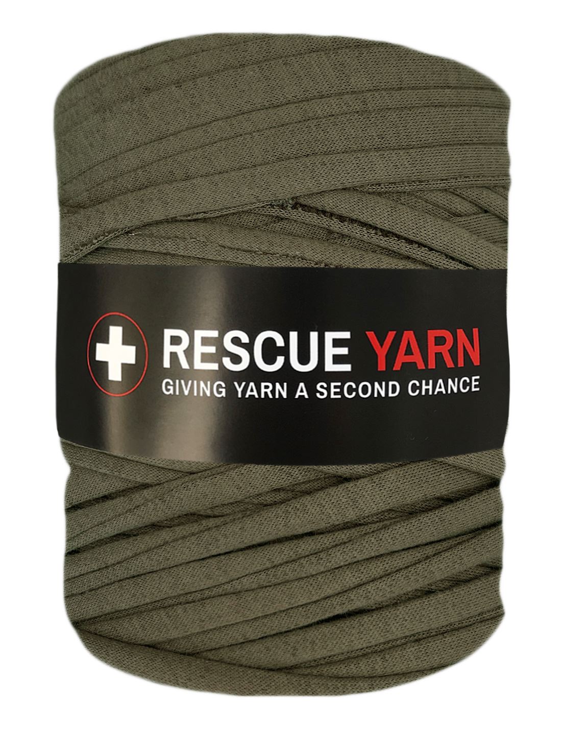 Pale moss green t-shirt yarn by Rescue Yarn (100-120m)