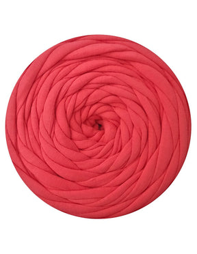 Bright punch pink t-shirt yarn (100-120m)