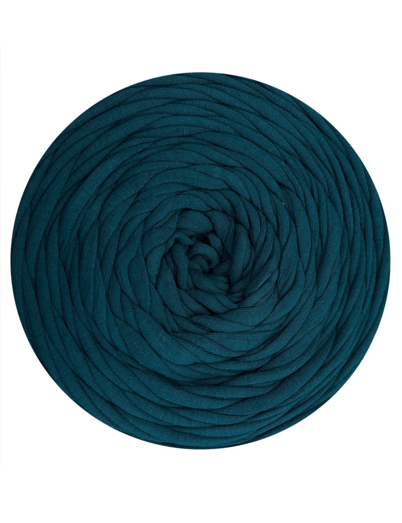 Dark teal t-shirt yarn (100-120m)