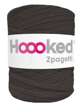 Anthracite grey t-shirt yarn by Hoooked Zpagetti (100-120m)