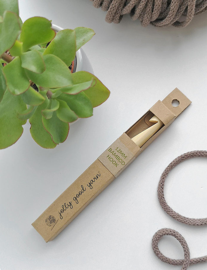 12mm Bamboo Crochet Hook