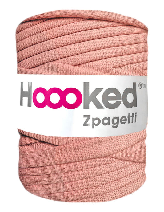 Deep vintage pink t-shirt yarn by Hoooked Zpagetti (100-120m)