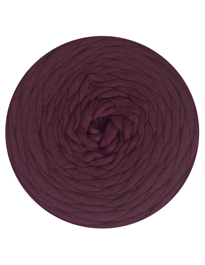 Plum purple t-shirt yarn (100-120m)