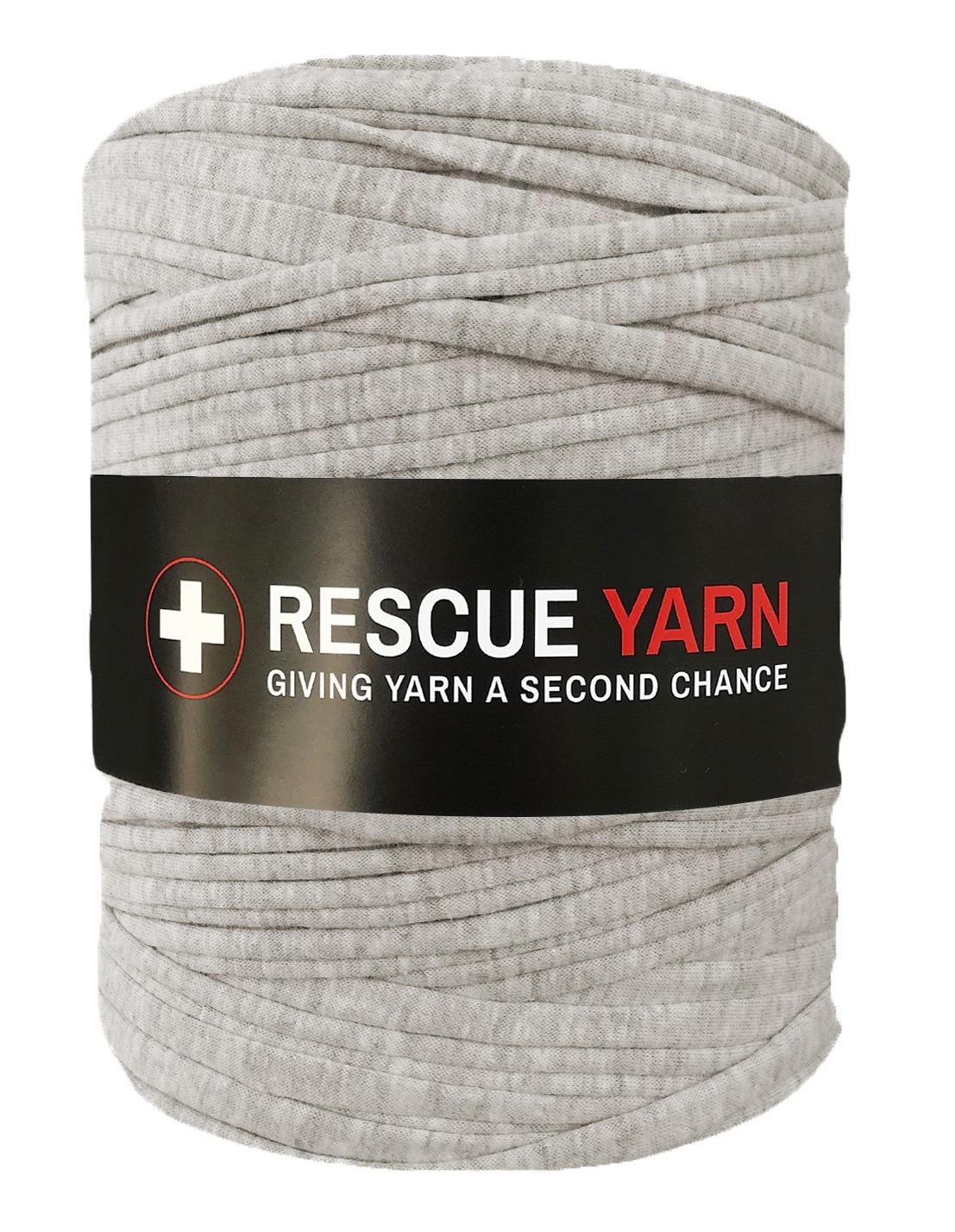 Light grey t-shirt yarn by Rescue Yarn (100-120m)