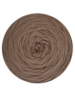 Coffee brown t-shirt yarn (100-120m)