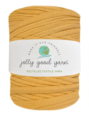 Mustard yellow t-shirt yarn (100-120m)