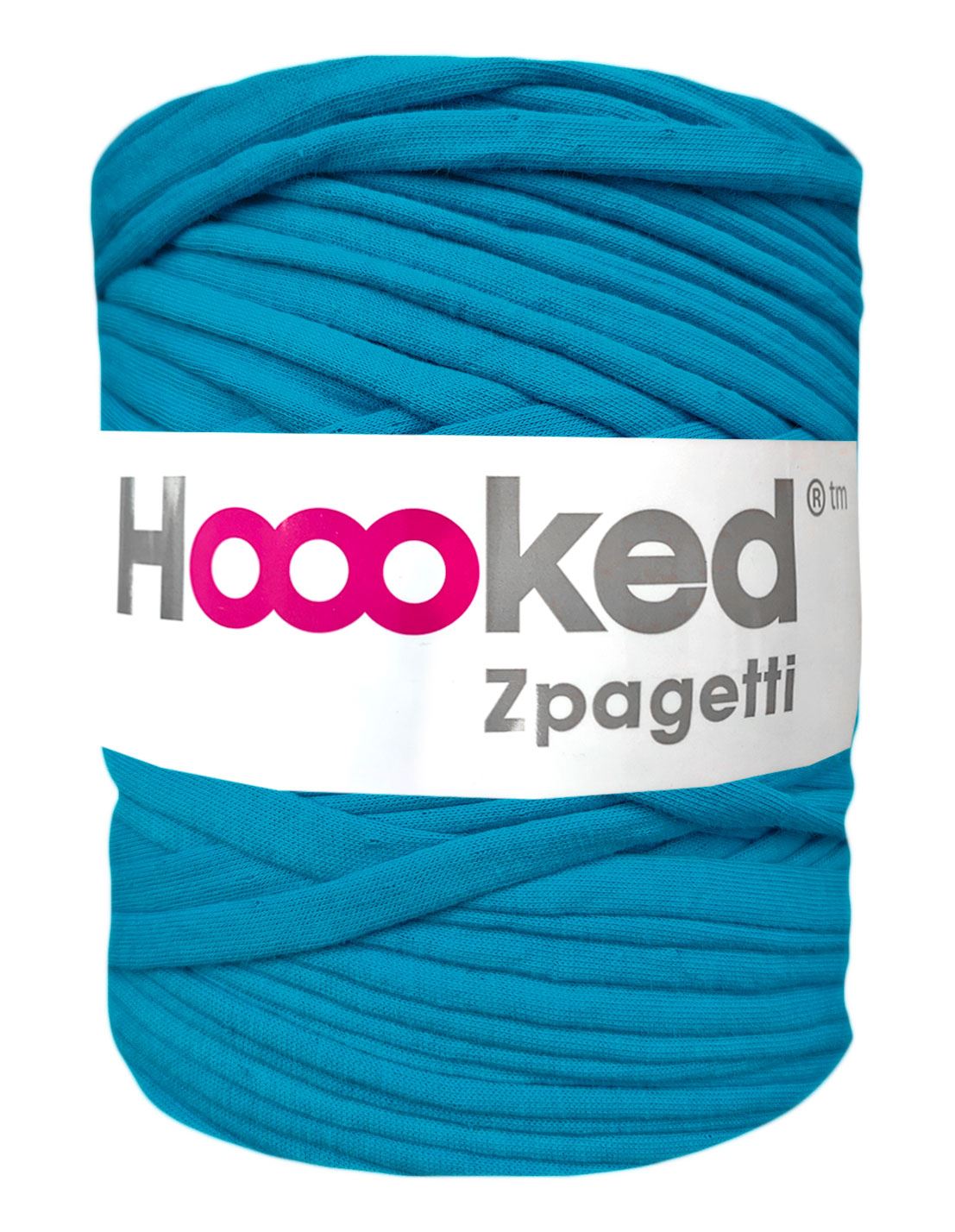 Light olympic blue t-shirt yarn by Hoooked Zpagetti (100-120m)