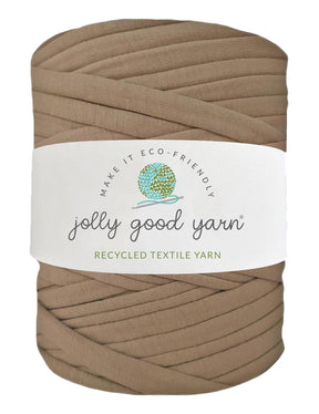Deep taupe t-shirt yarn (100-120m)