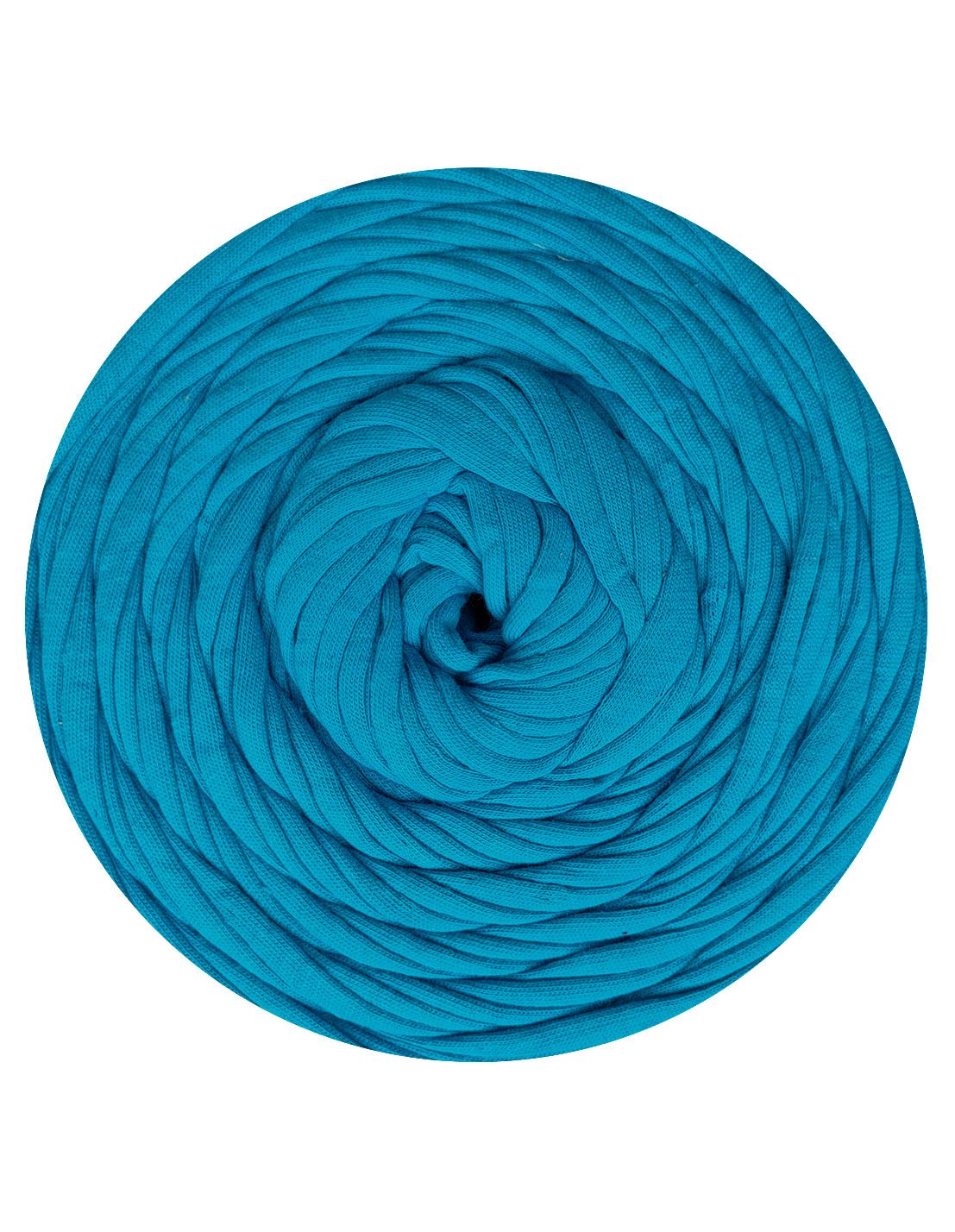 Light olympic blue t-shirt yarn by Hoooked Zpagetti (100-120m)