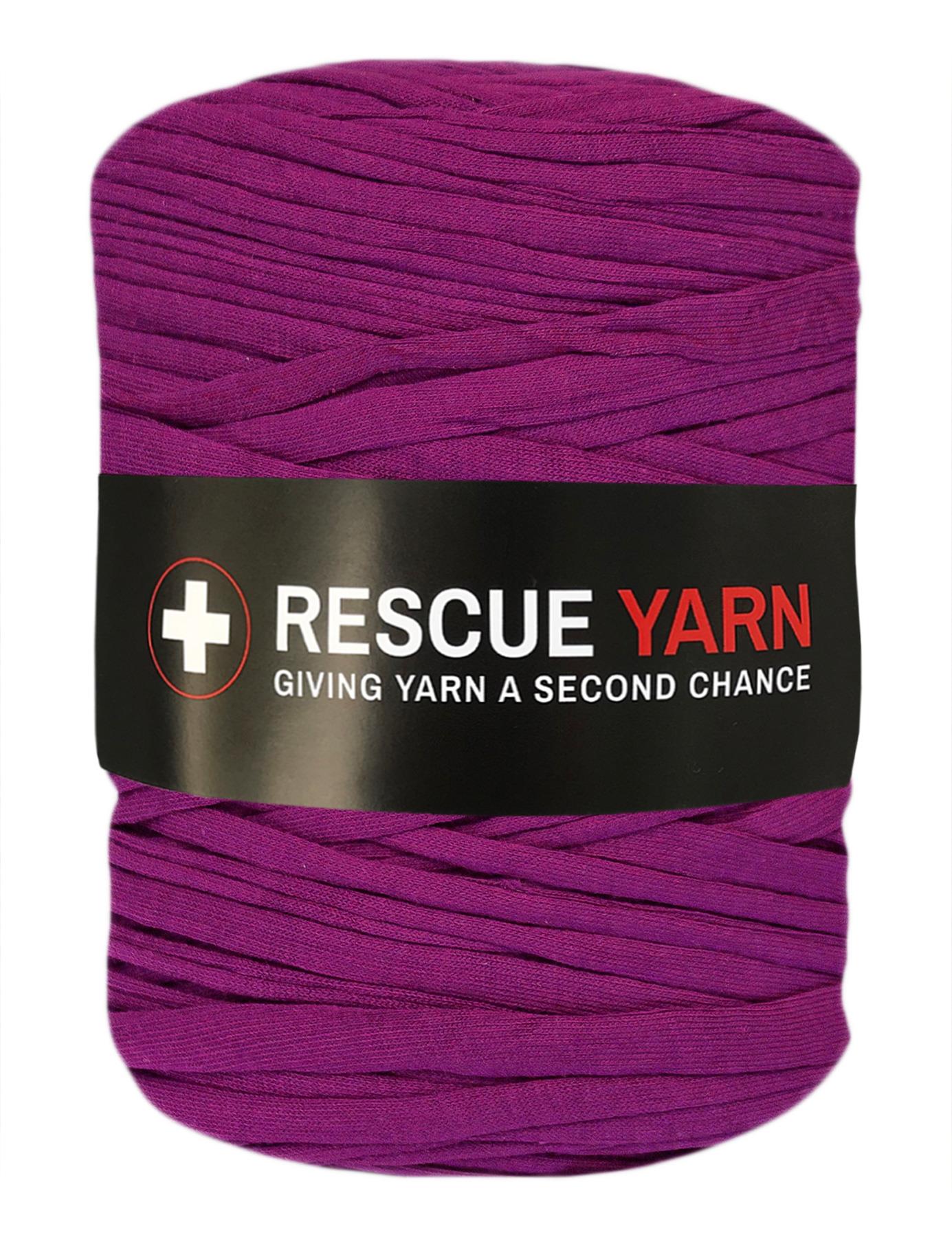 Purple t-shirt yarn by Rescue Yarn (100-120m)