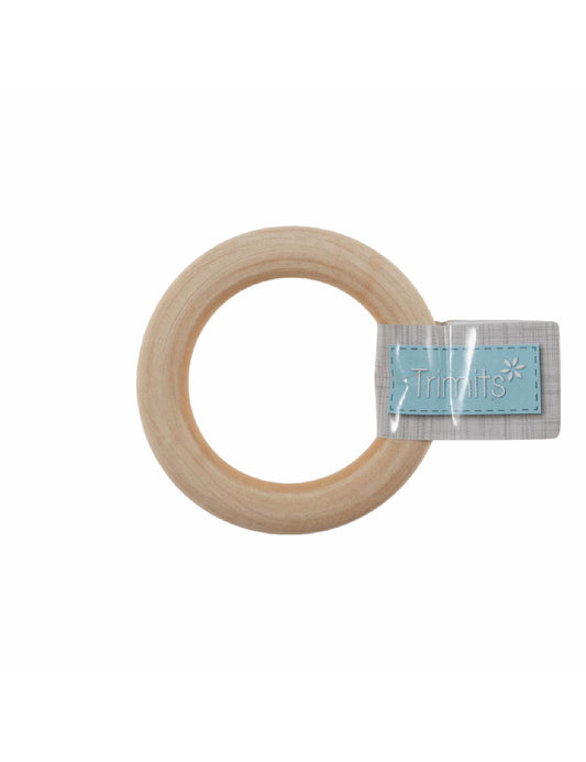 Trimits Birch Craft Ring (TRH23) round macrame hanger - 5.5cm