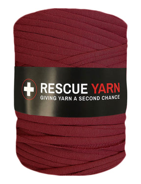 Muted maroon red t-shirt yarn by Rescue Yarn (100-120m)