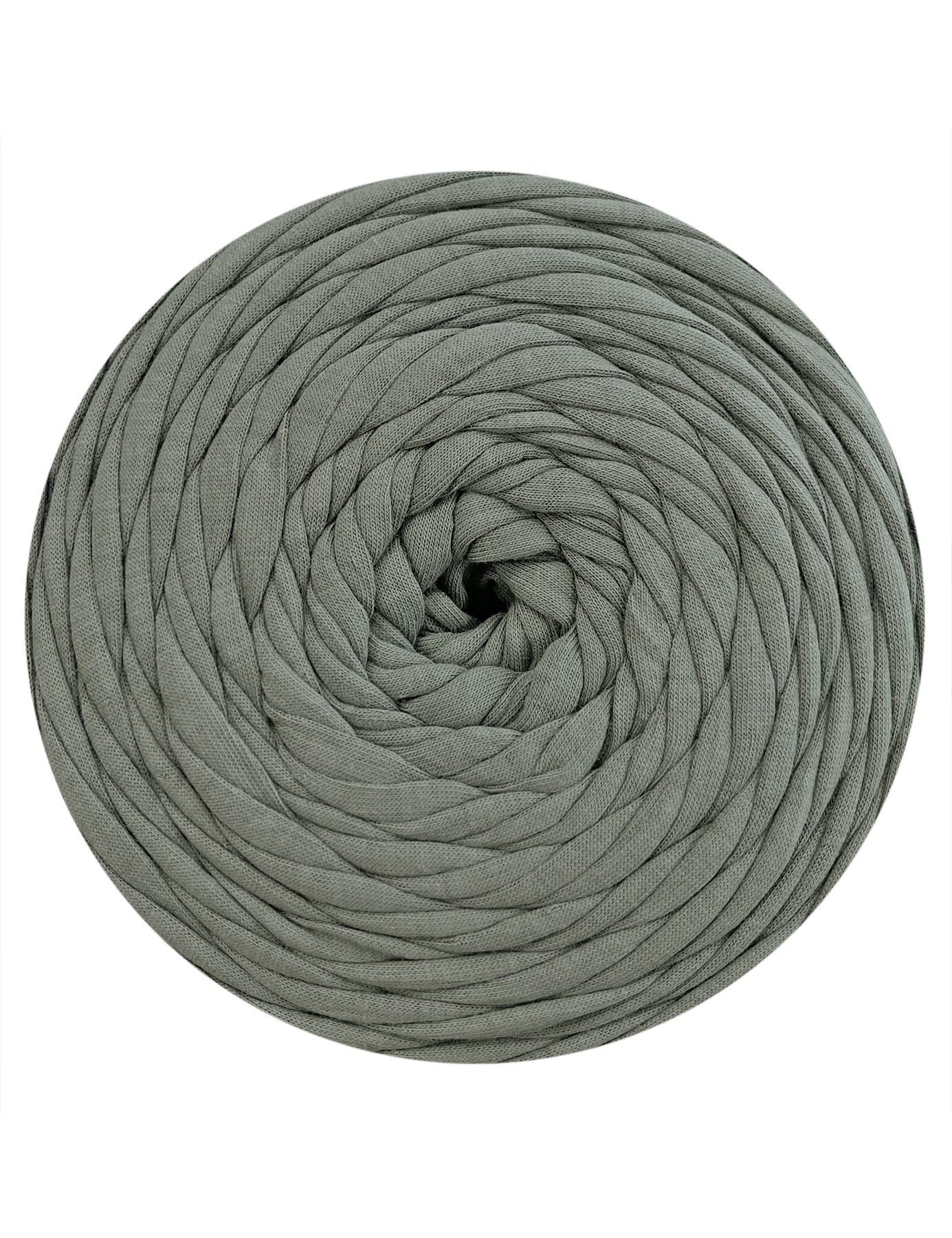 Muted sage green t-shirt yarn by Hoooked Zpagetti (100-120m)