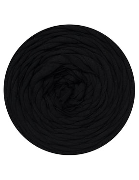 Onyx black t-shirt yarn by Hoooked Zpagetti (100-120m)