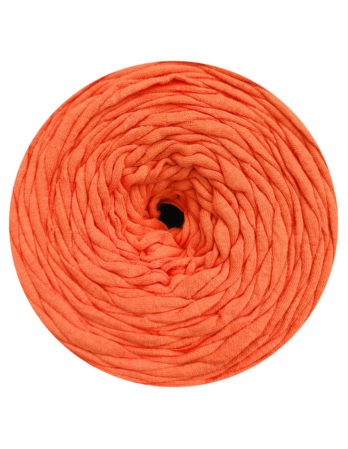 Sunrise orange t-shirt yarn by Rescue Yarn (100-120m)