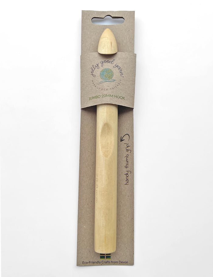 Large 20mm Birch Crochet Hook